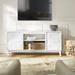 Cindy Traditional 58" Media Console TV Stand for TVs Up to 55" With Electric Fireplace Included by HULALA HOME