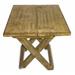 Handmade Wood Folding Table, 'Picnic Time' (Ghana)