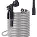 Flexible Stainless Steel Water Hose with Spray Nozzle