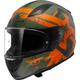 LS2 FF353 Rapid II Thunderbirds Helmet, green-orange, Size XS