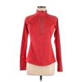 Reebok Track Jacket: Red Jackets & Outerwear - Women's Size Medium