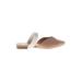 Journee Collection Mule/Clog: Tan Shoes - Women's Size 12 - Almond Toe