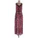 Oonagh by Nanette Lepore Casual Dress - Maxi: Purple Print Dresses - New - Women's Size 6