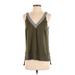 J.Crew Sweater Vest: Green Print Sweaters & Sweatshirts - Women's Size Small