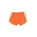 Nike Athletic Shorts: Orange Solid Activewear - Women's Size Medium