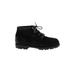 Timberland Ankle Boots: Black Print Shoes - Women's Size 9 1/2 - Round Toe