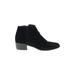 Antonio Melani Ankle Boots: Black Solid Shoes - Women's Size 9 - Almond Toe