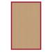 Athena Sisal & Red 8x11 - Linon Home Décor RUG-AT020381