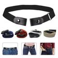 Cintura elastica in vita cintura invisibile cintura elasticizzata semplice Cintura elastica senza fibbia per abiti con pantaloni Jean