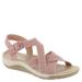 Skechers USA Reggae Cup-Clean Lines - Womens 6.5 Pink Sandal Medium