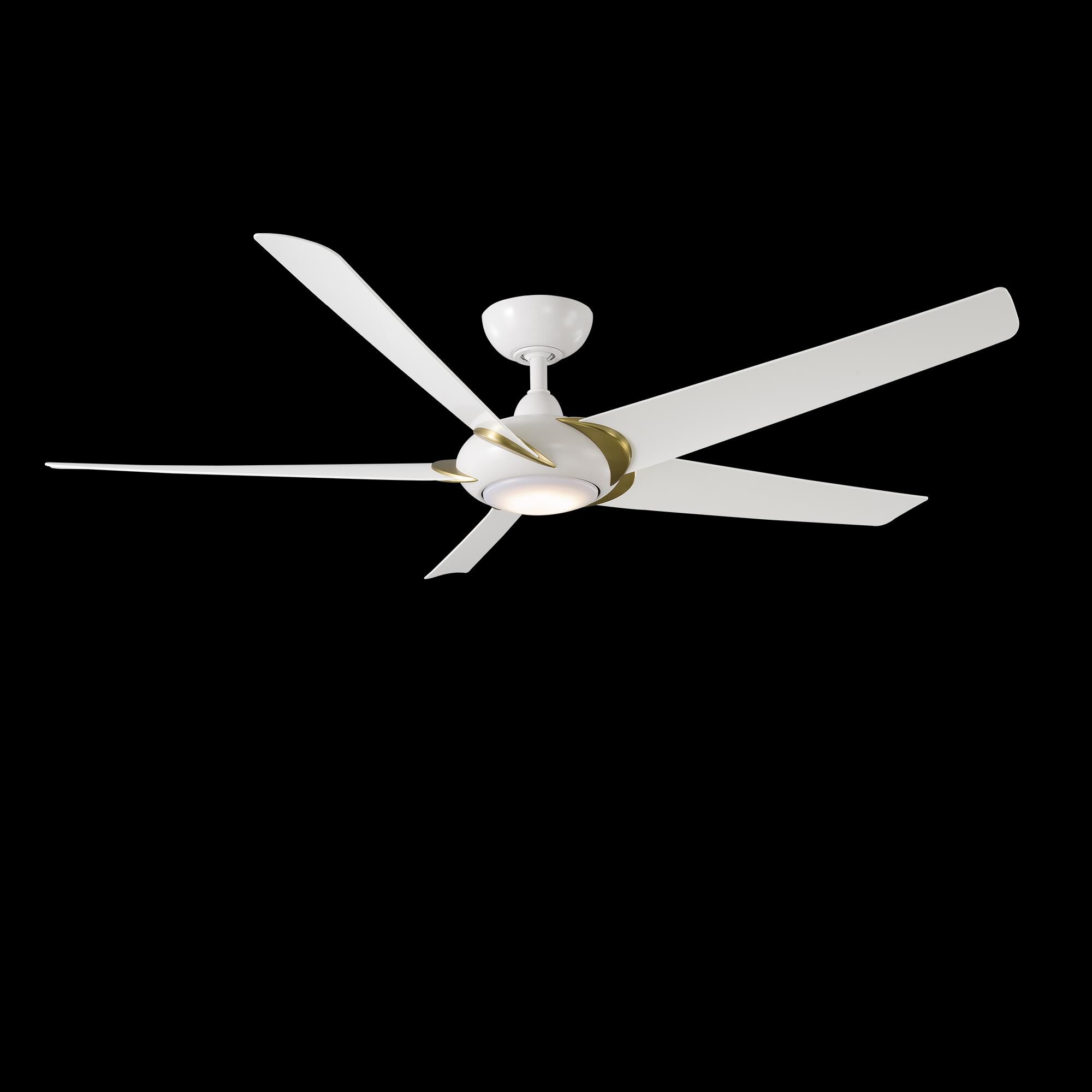 Modern Forms Lucid 62 Inch Ceiling Fan with Light Kit - FR-W2304-62L27SBMW
