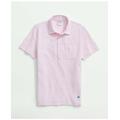 Brooks Brothers Men's The Vintage Oxford-Collar Polo Shirt In Cotton Blend | Pink | Size Small