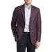 Tailored Fit Plaid Wool Sport Coat