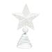 The Holiday Aisle® Die Cut Star Tree Topper Metal in White | 10 H x 6 W x 3.25 D in | Wayfair BFA7675D182E4F968B1ED8C442C9E5AF