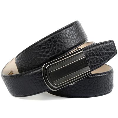 Ledergürtel ANTHONI CROWN, Damen, Gr. 95, schwarz, Leder, unifarben, geprägt, klassisch,elegant, Gürtel, in Walross-Optik Image