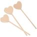 3 Pcs Toys for Girls Angels Dress Unfinished Wood Fairy Wand Love Stick Child