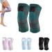 A Pair Knitted Unisex Nylon Strap Knee Pads Professional Knee Brace with Adjustable Straps Nylon Pressurized Bandage Knee Pads Brace for Knee Pain