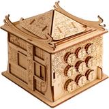 ESC WELT House of AIF4 Dragon Puzzle Box - 3D Escape Game Money Box - Brain Teaser Puzzle for Adults & Teens - Wooden Escape Room Game - Mind Puzzle Game with Hidden Compartment - Easter Gift