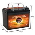 VMAX V35-857 AGM Deep Cycle Battery Replaces East Penn Deka 11U1L GROUP U1 12V 35Ah