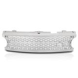 Silver/Chrome ABS Autobiography Style Grille/Grill for 06-09 Range Rover L322 07 08 Fits select: 2006-2009 LAND ROVER RANGE ROVER SPORT 2006-2009 LAND ROVER RANGE ROVER