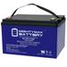 12V 100AH GEL Replacement Battery compatible with Minn Kota Vantage 101 Motor