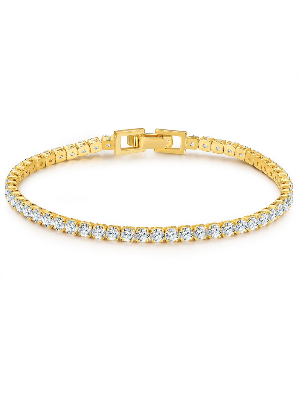 Glanzstücke München Silberarmband Damen gold, 21