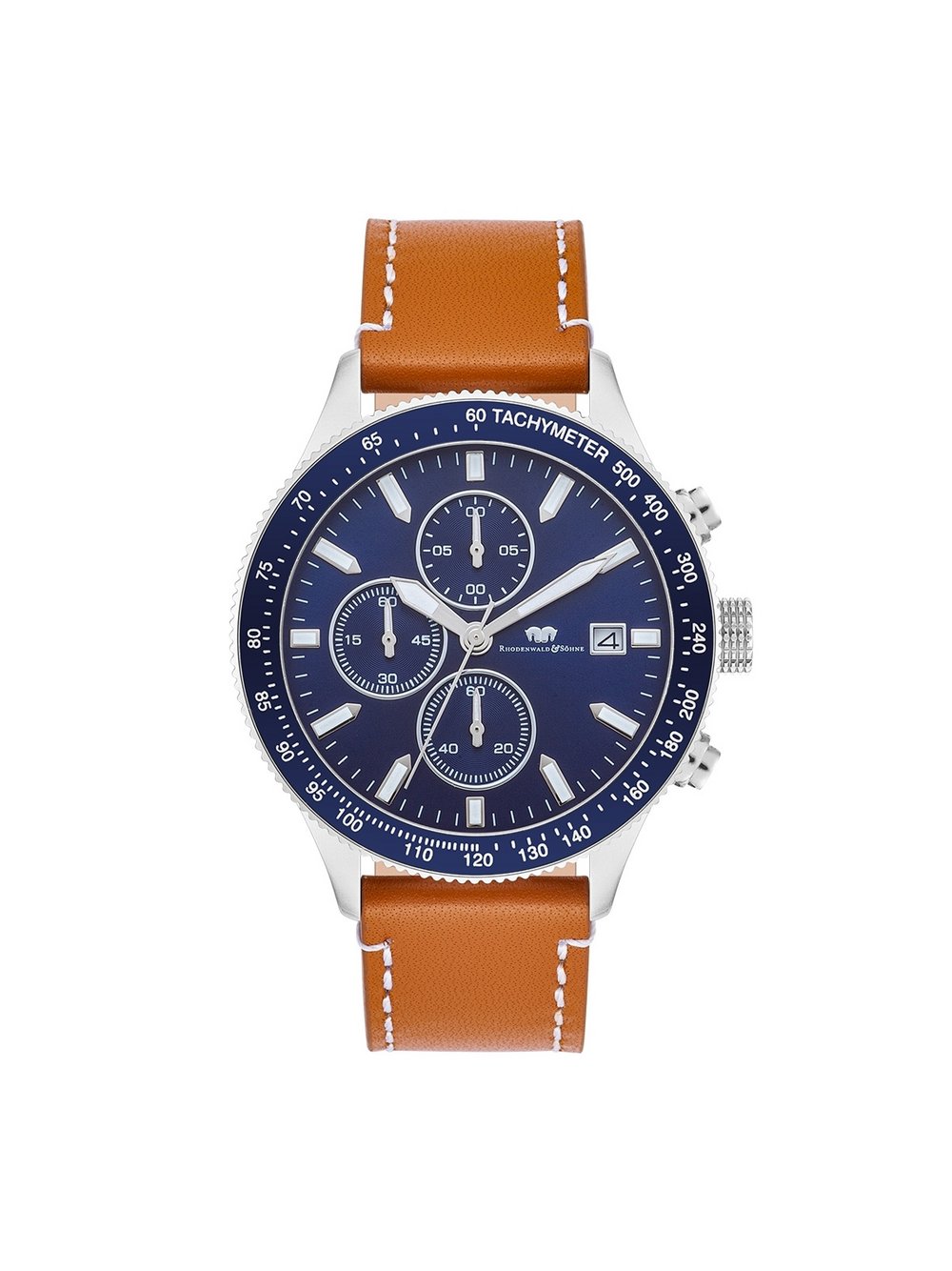 Rhodenwald & Söhne Chronograph -Karthago II Herren silber, ONE SIZE Image