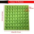 Vertical Hanging Wall, Growing Bag Green Planting Bags, Gardening Vegetable Seedling Living Garden Bag Home Supplies 18/25/36/49/64/72 Pockets