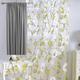 Peony Printed Sheer Window Curtain For Balcony Floral Tulle Voile Door Casement Curtain Drape Panel Sheer Scarf Valances