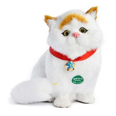 Simulated Cat Doll Ornaments Wholesale Handicrafts Creative Gift Models Will Shake Their Tails And Call Them Chubby