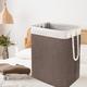 Foldable Laundry Basket: Versatile Storage Solution for Dirty Clothes and Toys, Waterproof Fabric Design, Ideal for Organizing Laundry, Toys, and Miscellaneous Items, Simple and Convenient Addition to Bathroom or Bedroom