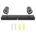 LED Track Light Two Bulb Fixed Rail with Rotating Heads Ceiling Track Light Fixtures for Kitchen Cabinet Hall