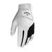 Callaway Golf Men s Weather Spann Premium Synthetic Golf Glove (Large Two-Pack White Worn on Left Hand)