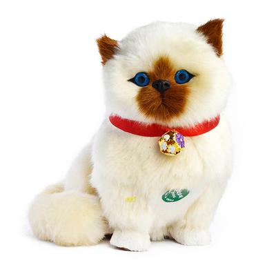 Simulated Cat Doll Ornaments Wholesale Handicrafts Creative Gift Models Will Shake Their Tails And Call Them Chubby