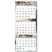 2023-2024 Wall Calendar 3 Month Calendar Display (Folded in a Month) May 2023 June 2024 11 x26 Vertical Calendar with Thick Paper Perfect for Daily Organizing & Planning Contrast Watercolor