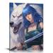 Nawypu anime character poster Painting On Canvas Wall Art Poster Scroll Picture Print Living Room Walls Decor Home Posters