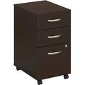 Bush Business Furniture Series C 3 Drawer Mobile File Cabinet in Mahogany