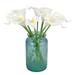 Hamlinson Calla Lily Artificial Flowers Calla Lily Simulation Flower Bouquet 20pcs Real Touch Latex Flowers DIY Floral Arrangement Photography Props Home Decoration for Wedding Party Home Garden