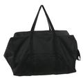 BBQ Tool Bag Portable Waterproof Dustproof Wear Resistant Black BBQ Grilling Tool Storage Tote Bag 74x57x43cm