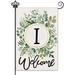 YCHII Beauty Monogram Letter D Fall Garden Flag Small Vertical Double sided Personalized Letter Garden Flag Fall Courtyard House Welcome Flag Beautiful Flowers Elegant Black Last Name Initial