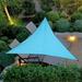 Weloille Shade Cloth Canopy Sun Shade Garden Patio Awning Block Easy to Intall (3x3x3m+3 Wind Ropes+Storage Bags +3 Carabiners)