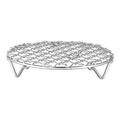 Household Stainless Steel Barbecue Net Round With Feet Around The Stove Cooking Tea Electric Pottery Barbecue Grill Thick Round Barbecue Grate 20cm 720-0719bl Grill