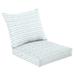 Outdoor Deep Seat Cushion Set 24 x 24 Repeated scattered stars round dots uneven striped Cute seamless Deep Seat Back Cushion Fade Resistant Lounge Chair Sofa Cushion Patio Furniture Cushion