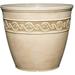 Classic Home and Garden Corinthian Resin Flower Pot Planter Desert Tan 13