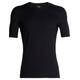 Icebreaker Herren Funktionsunterhemd "Merino 200 Oasis" Body Fit Kurzarm, schwarz, Gr. XXL