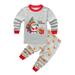 Toddler Christmas Outfit Kids Christmas Pajamas Cotton Long Sleeve Matching Holiday Pjs Set Toddler Boys Girls Kids Xmas Jammies Boys Christmas Outfit Size 10-12