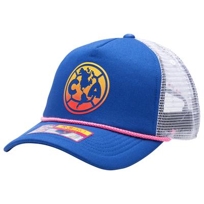 Unisex Blue Club America Serve Trucker Adjustable Hat