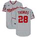 Lane Thomas Washington Nationals Autographed Player-Issued #28 Gray Jersey from the 2023 MLB Season