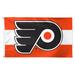 WinCraft Philadelphia Flyers 3' x 5' Team Stripe Deluxe Single-Sided Flag