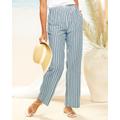 Blair Women's Cabana Stripe Pants - Multi - 1X - Womens